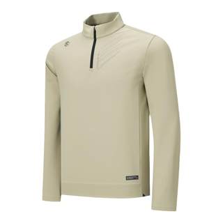 【加绒】RAPIDO雳霹道秋冬男士磨毛半拉链日常通勤舒适宽松POLO衫