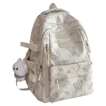 Schoolbag for female middle school and high school students with large capacity and multiple pockets