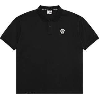 Aape letter badge simple trendy casual polo shirt