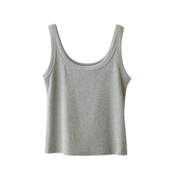 Ecos women's u-neck camisole slim fit bottoming tank top