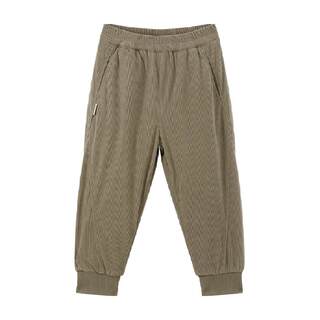 左西童装男童棉裤外穿加绒加厚冬季裤子2025秋冬新款儿童保暖长裤