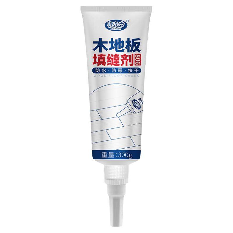 Wood floor caulking gap filling repair paste