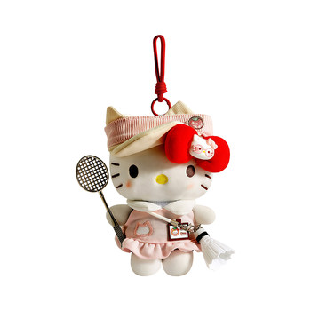 Sports hellokitty bag pendant plush doll