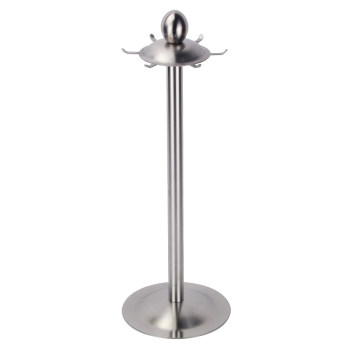 Kitchen spatula rack supporting rotary rack floor drain rack