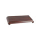 Mahogany solid Ming style square rectangular miniature base