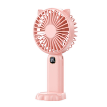 2024 new handheld small fan cute and portable small mute mini student usb rechargeable super-long sequel big wind dormitory office desktop children réfrigération electric fan