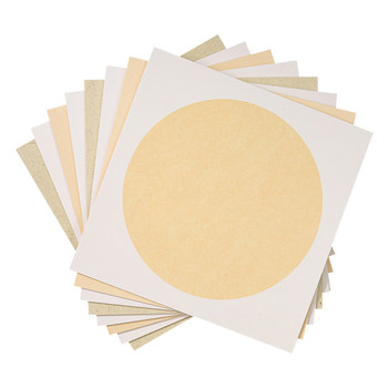 Xuan card paper raw xuan card paper 33x33 xuan card rice paper half-cooked xuan chinese painting special inner white outer hemp card xuan square lens paper antique half-cooked square hard cardboard round drawing paper mirror