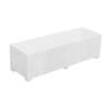 Outdoor courtyard flower box PVC flower box anti-corrosion and mildew-proof