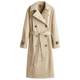 HM Women's Trench Coat 2025 Autumn New Twill Trench Coat 1259407
