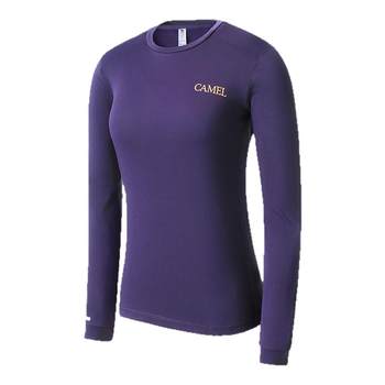 Wind speed camel quick dry t-sport t-shirt long-sleeved men and women casual training outdoor marathon track and field jogging top