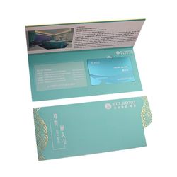 Membership card set custom production design VIP card custom gift card packaging box envelope folding hairy crab delivery card envelope high-end embossed VIP production stored value card custom pvc card customization