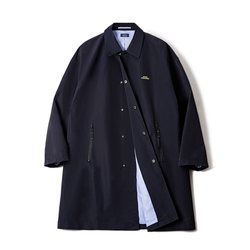 Madden workwear American retro Teflon three-proof Balmakken windbreaker lapel ເສື້ອກັນຫນາວຍາວກາງສໍາລັບຜູ້ຊາຍພາກຮຽນ spring