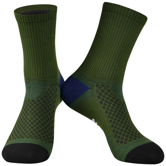 Monton脉腾骑行袜 拼色舒适透气男女户外运动公路车行者针织袜子