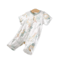 Betis baby jumpsuit summer breathable thin baby clothes pure cotton romper short-sleeved pajamas