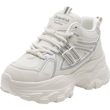 Dadong women's dad shoes increased thick sole outdoor sports shoes