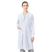 Lingquan white coat female medical student work clothes lab coat long-sleeved doctor white coat hospital protective clothing nurse uniform