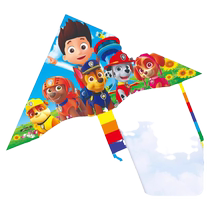 Wang Wang Team Childrens kite 2024 New cartoon breeze Easy to fly Wangwang Team Handheld Line disc Little kite big number