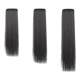 Upgraded hemming technology three-piece wig for long hair