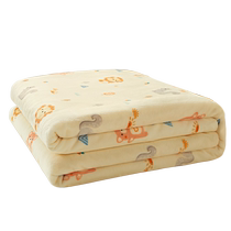 Beanie blanket baby blanket baby autumn and winter newborn stroller outing blanket childrens blanket nap blanket thickened