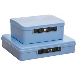 Alice A4 File Storage Box Document Bag Storage Box Passport Certificate Property Document Box Home Use with Lock