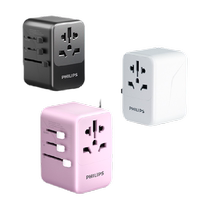 Philips global conversion socket 65W fast charging wiring board flexible master control wireless converter plug USB