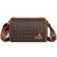 Branded shoulder crossbody bag genuine leather printed first layer cowhide