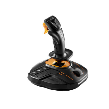 Thrustmaster Thrustmaster T16000M FCS Microsoft simulated flight joystick game controller aircraft simulator peripheral two-hand throttle P3D foot rudder DCS Thrustmaster