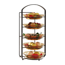 Kitchen preparation rack dish and bowl storage rack multi-functional side dish plate multi-layer artifact wall-mounted countertop dish rack