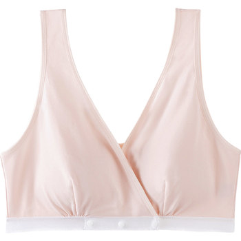 Convenient night feeding adjustable bottom front nursing bra