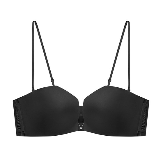 
[Same style of Li Yitong] Lan Zhuoli Diamond Cup Underwear Small Chests Gathering Large without Steel Rings Removable Shoulder Strap Bra