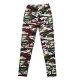Milk silk brushed women's camouflage all-match trousers for small feet