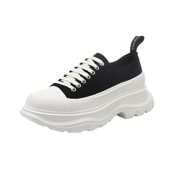 Stabilizing Maikunfan Shoes Female 2024 New Spring and Summer Deterns thick bottom white shoes Female breathable high -top daddy shoes