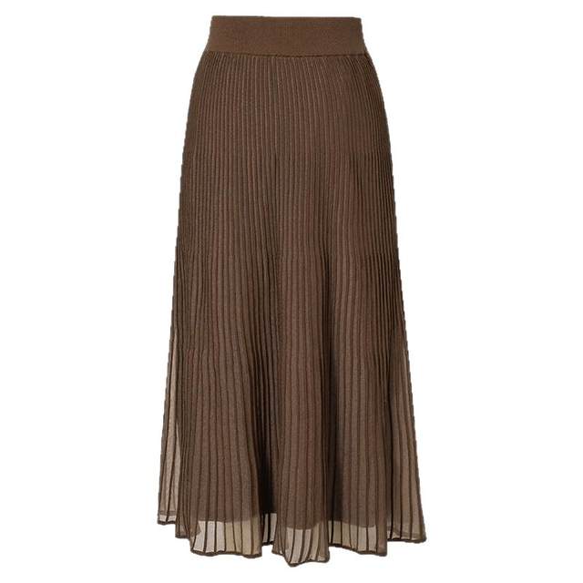 Poetry silk blended ballet style skirt mid-length gauze skirt pleated skirt for women Evely outlets store