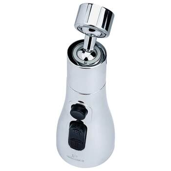 Submarine faucet extender foaming swivel