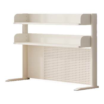The bookshelf that is set on the desktop is really not overwhelming