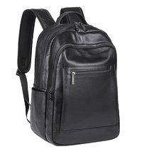 Genuine leather backpack mens bag fashionable multifunctional backpack business casual mens first layer cowhide business trip computer backpack