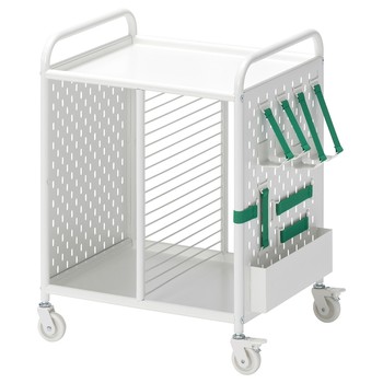 Ikea browner with casters storage rack