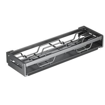 Gun ash bowl rack drain rack kitchen storage rack without punching wall wall hanging dish storage rack multifunctional bowl rack