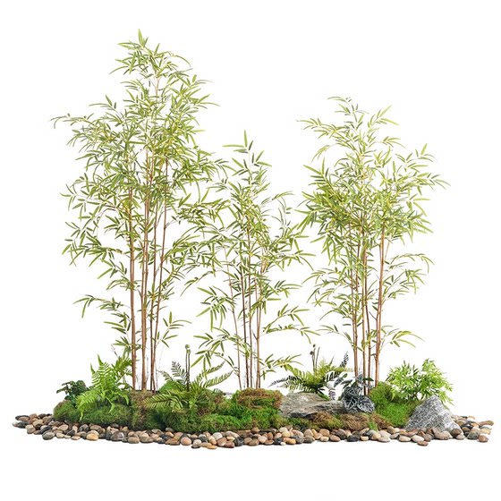 Fake Bamboo Simulated Bamboo Plants for Indoor and Outdoor Decoration