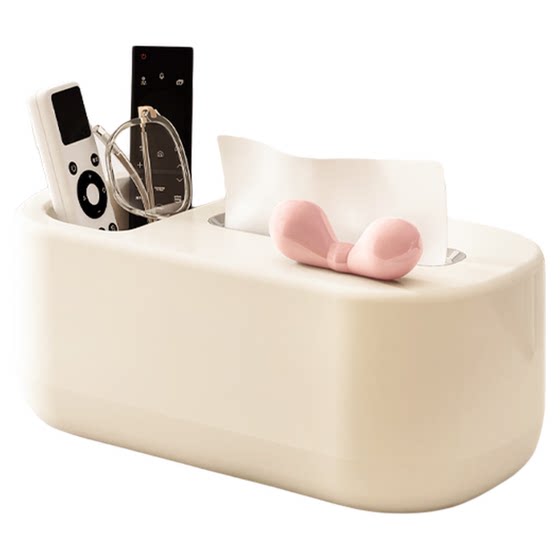 
2025 new tissue box paper box desktop coffee table remote control storage living room high-end light luxury creative paper box