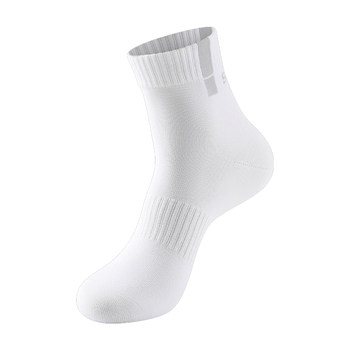 Hengyuanxiang pure cotton sweat-absorbing and odor-proof four seasons medium-tube men's socks