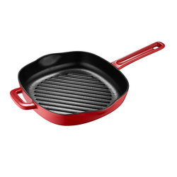 Supor Enamel Frying Pan Cast Iron Skillet for Home Use, Suitable for Pancakes and Steak, Special Teppanyaki Grill Pan, Compatible with All Stoves