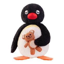 Shanmo Pingu ກອດຕຸ໊ກກະຕາຫມີເປັນຂອງຂວັນວັນເກີດໃຫ້ຫມູ່ທີ່ດີທີ່ສຸດຂອງເດັກຍິງ, doll plush penguin, doll ຫນ້າຮັກ