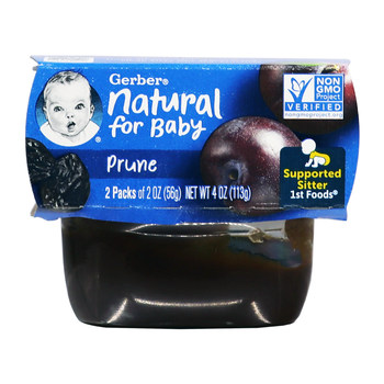 American gerber 1 section infant prune puree