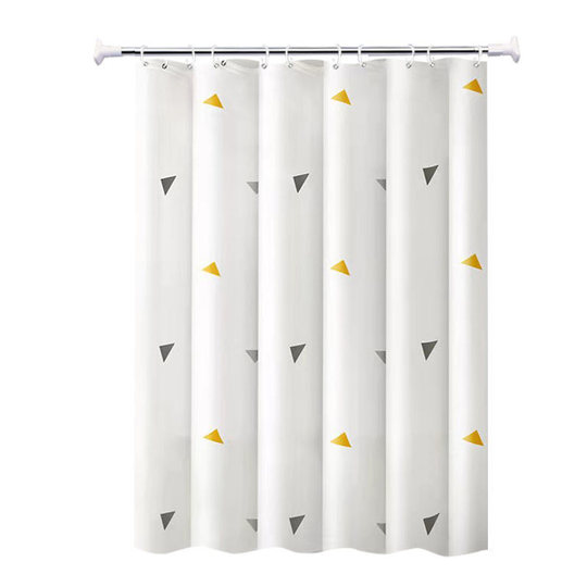 Waterproof no-punch shower curtain set | Thousands of people purchased more
