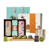 Southern Song Dynasty Hu Ji Chinese pastry Longjing tea crisp osmanthus cake gift box Mid-Autumn Festival gift group purchase souvenir