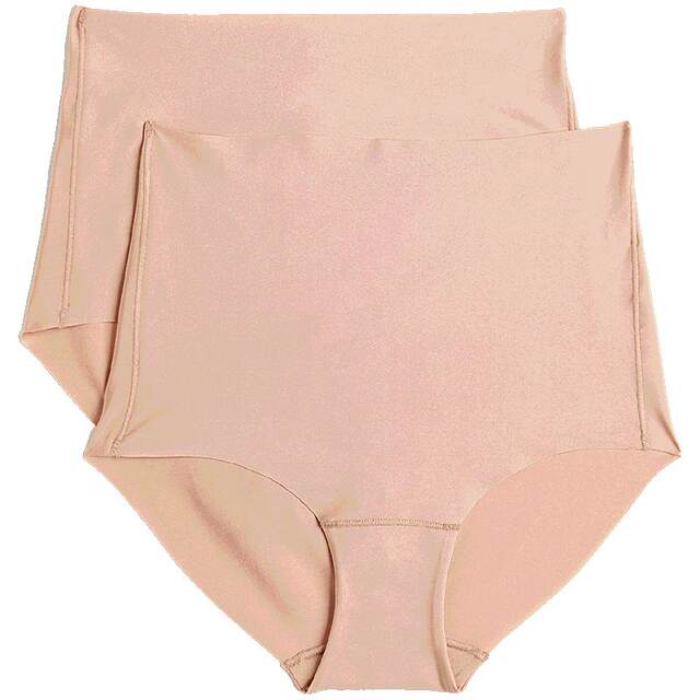 HM women's underwear 2-pack winter high-waisted seamless comfortable light body-shaping briefs 0307239