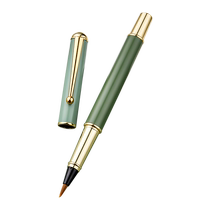 六品堂新款钢笔式毛笔软笔狼毫兼毫秀丽笔自来水自带墨水手上林赋瘦金体便携莫兰迪初学者小楷科学书法专用笔