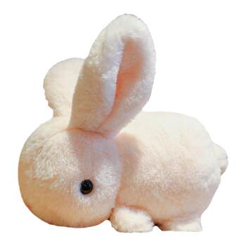 Simulation doll rabbit ງາມ plush toy ສີຂາວ rabbit pillow ສະດວກສະບາຍ doll ເດັກນ້ອຍຂອງຂວັນວັນເດືອນປີເກີດ doll ຍິງ