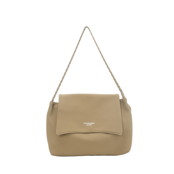 Fashionable large-capacity textured chain crossbody envelope bag